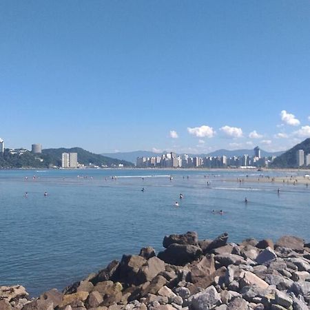 Apartamento Vista Mar Santos Bagian luar foto