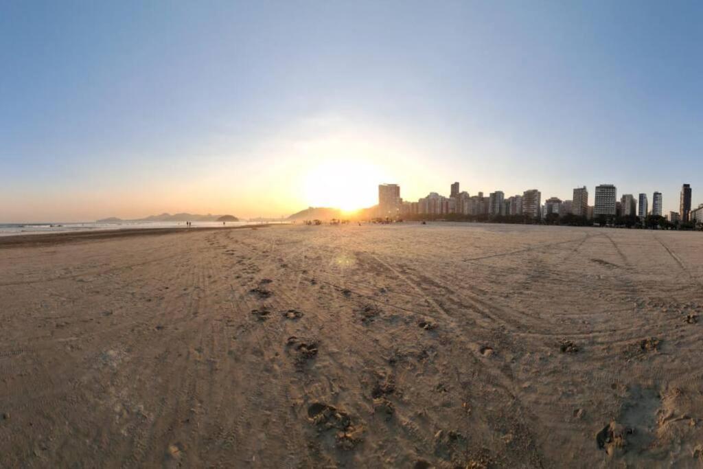 Apartamento Vista Mar Santos Bagian luar foto