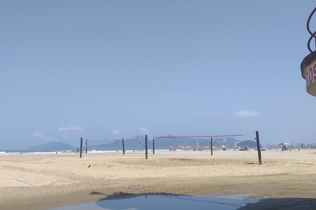 Apartamento Vista Mar Santos Bagian luar foto