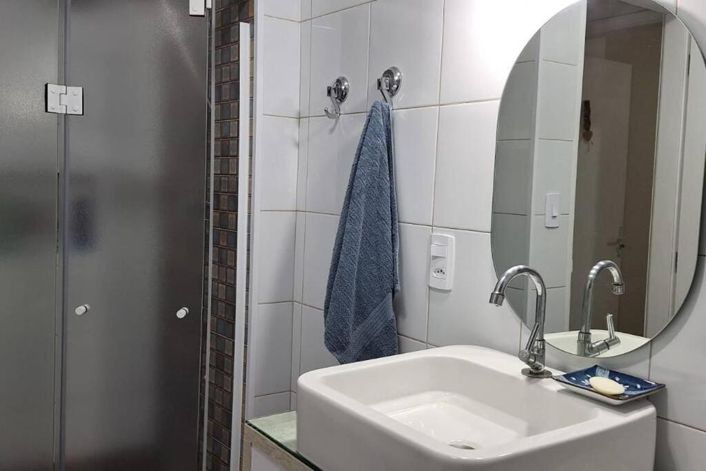 Apartamento Vista Mar Santos Bagian luar foto